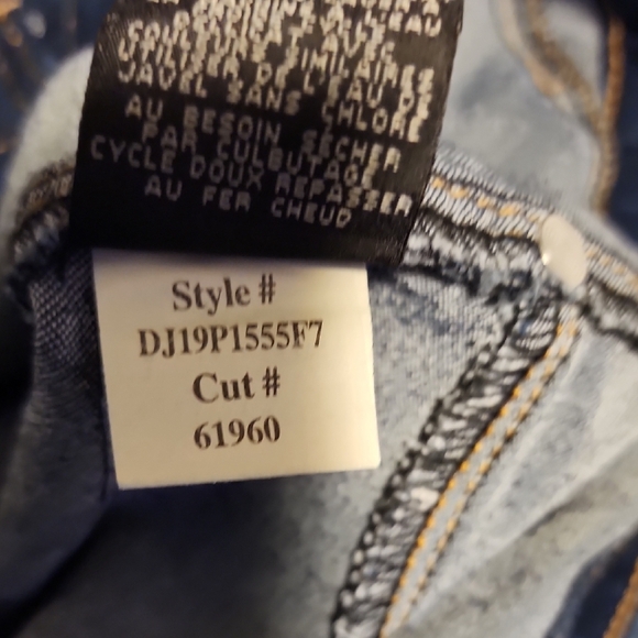 A3 Dark Blue 12P Ankle Jeans - Picture 7 of 12